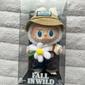 Labubu Keychain Fall In Wild Plush Charm