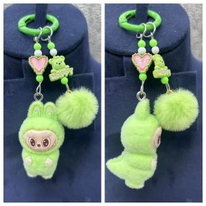 Labubu Keychain Green The Ultimate Cute Accessory