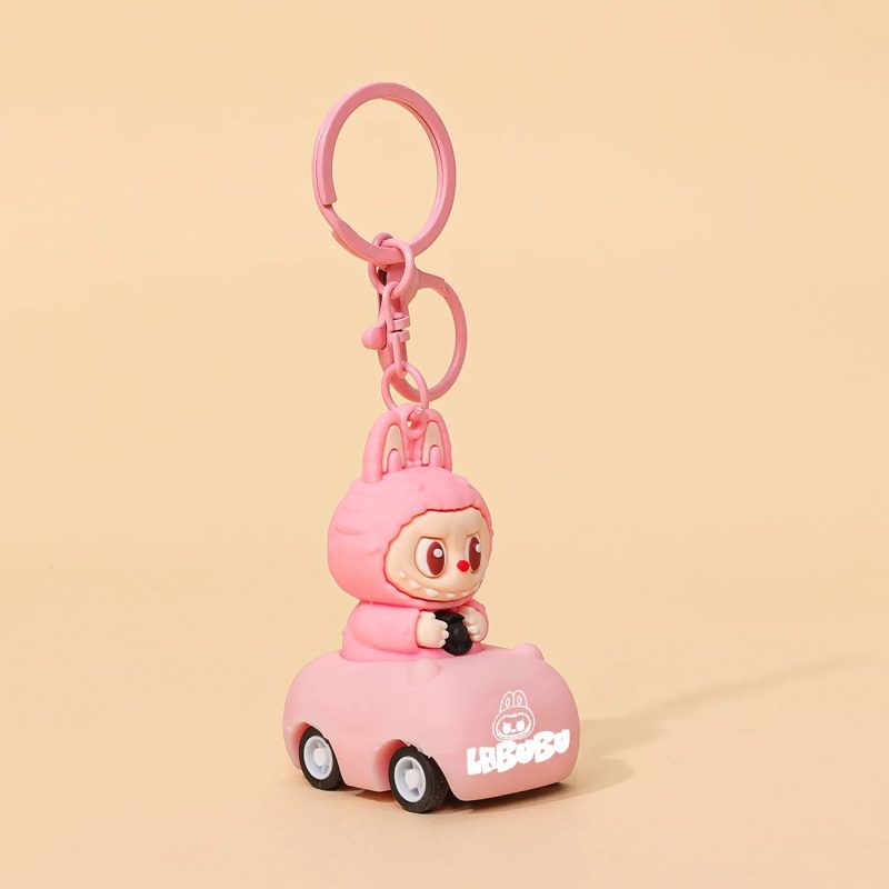 Creative Drive Cute Naughty Labubu Keychain