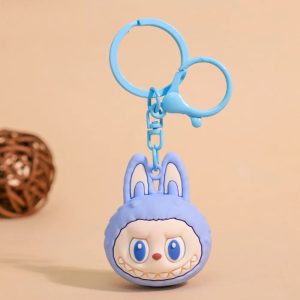 Soft Lavender Labubu Keychain