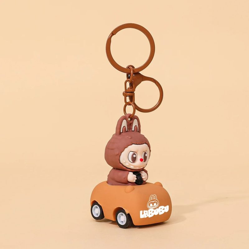 Creative Drive Cute Naughty Labubu Keychain