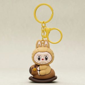 Limited Edition Yellow Labubu Keychain