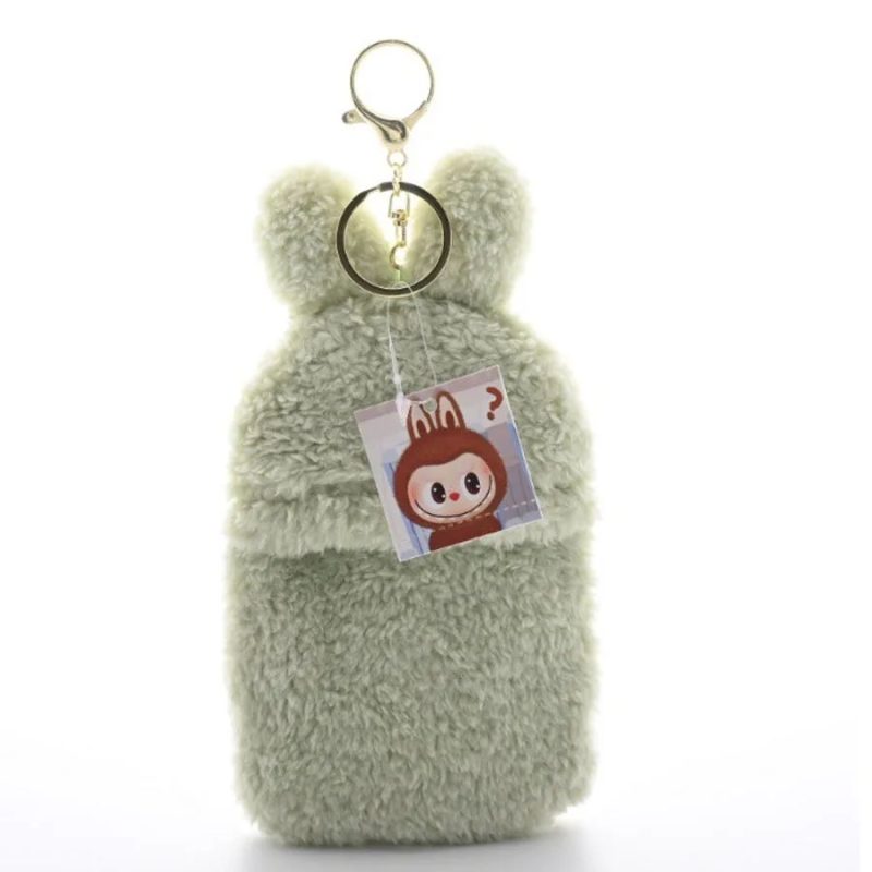 Official Pop Mart Labubu Keychain Plush ID Holder Set