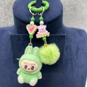 Light Green Labubu Keychain A Refreshing Pop of Color