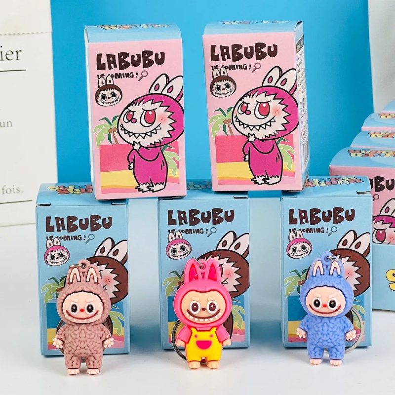 Labubu Keychains Blind Box 24pcs