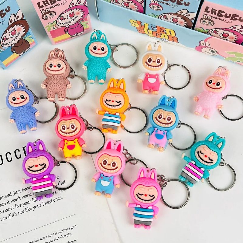 Labubu Keychains Blind Box 24pcs
