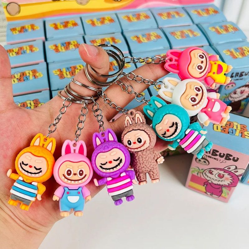 Labubu Keychains Blind Box 24pcs