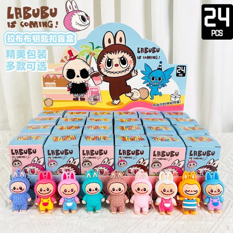 Labubu Keychains Blind Box 24pcs